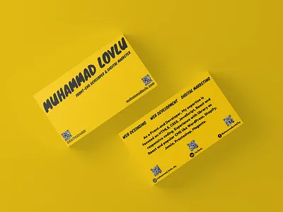 Personal Business Card Design - Personal Branding/ logo design app logo brand logo branding business card design graphic design logo logo design personal brand ui