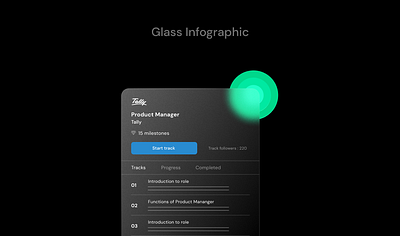 Glass Infographic series glassinfographic infographic ui