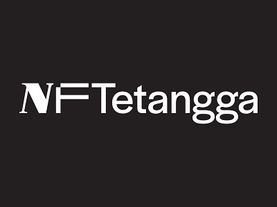 NFTetangga black branding design exhibition illustration logo minimal nft typography vector