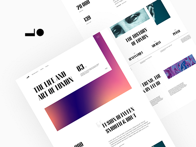 Landing Page - Art Gallery art design figma landing page