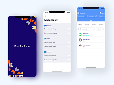 Post Publisher post social media social media marketing social media post ui ui design ux ux design