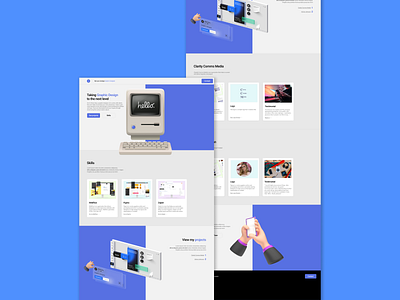 My New Portfolio 📃 branding business design figma figmadesign illustration logo typography ui webdesign