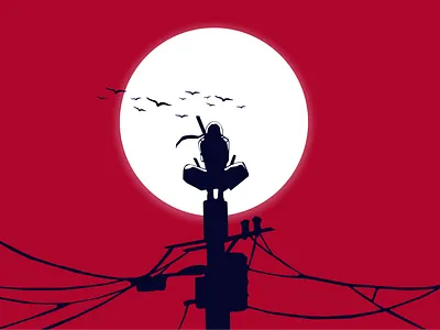 Itachi Uchiha - Illustration design dribbble figma illustration itachi naruto