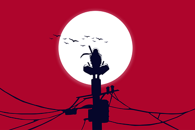 Itachi Uchiha - Illustration design dribbble figma illustration itachi naruto