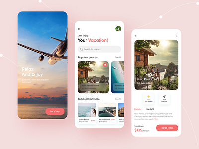 Travel Service App app design ios app mobile app travel app travel service travel service app ui ux