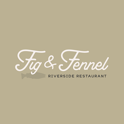 Fig & Fennel Logo branding brief challenge california challenge design graphic design logo restaurant typography vector