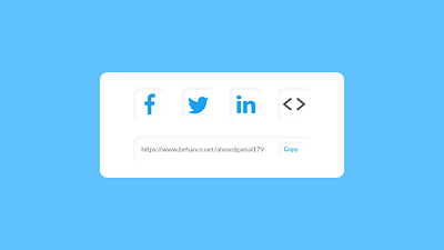 Daily UI #10 - Social Share dailyui social share ui