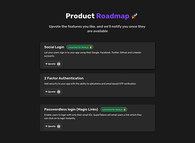 Product Roadmap branding dark theme design graphic design product design ui ux ui visual design