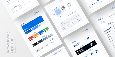 case study: creating a minimal style guide for a startup article blog post branding case study design design process design style guide design system flat design logo process of design remote roofing style style guide styleguide typography ui ui design ux desgin wireframe