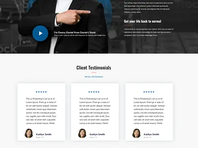 Website design for a personal injury lawyer design graphic design ui web design website design