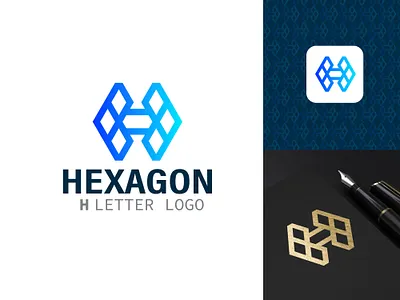Letter H Hexagon Logo-Concept 3d animation branding design graphic design illustration logo logodesign modern modern logo design motion graphics simple ui vector