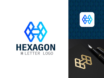 Letter H Hexagon Logo-Concept 3d animation branding design graphic design illustration logo logodesign modern modern logo design motion graphics simple ui vector