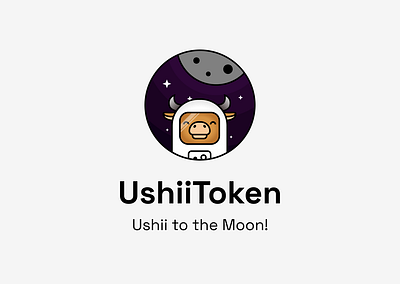 UshiiToken branding graphic design logo ui