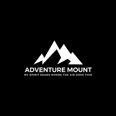 ADVENTURE MOUNTINE LOGO DESIGN adventure brand logo branding flat graphic design logodesign minimal vector