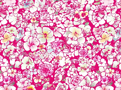 Estampado veraniego design estampado flores rosas