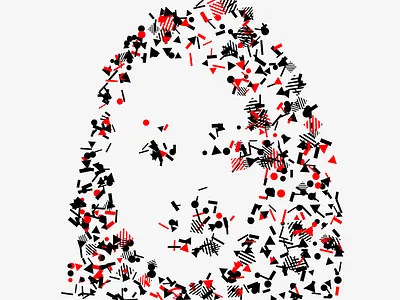 Self Portrait ge generative art graphic design