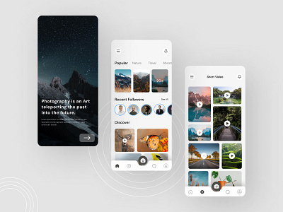 Photography Mobile app Ui design app design application application ui design blog app ui design photo share app ui design photography app design photography app ui design travel app ui design ui ui designer ui ux design