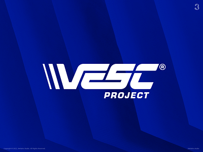 VESC Project Logo Redesign 3whales design electric engineering logo logodesign motor power typography wordmark