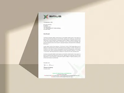 New letter head for Air Conditioning business branding graphic design logo