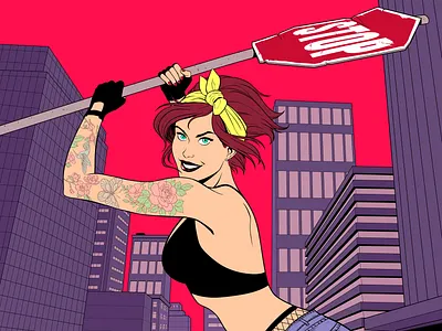 Red Sky art art direction character design design illustration panama red