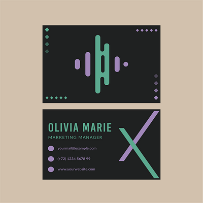 Business card design branding design icon illustration logo typography