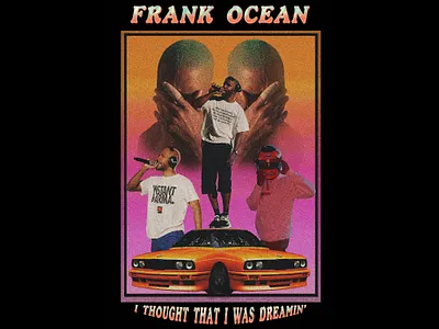 Frank Ocean T-Shirt design design frank ocean graphic design music art music poster musician t shirt t shirt tee shirt