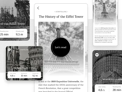 Mobile S T O R Y T E L L I N G black cards france history mobile pictures site story web