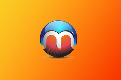 3D M letter logo design template animation branding design graphic design illustration logo motion graphics vector