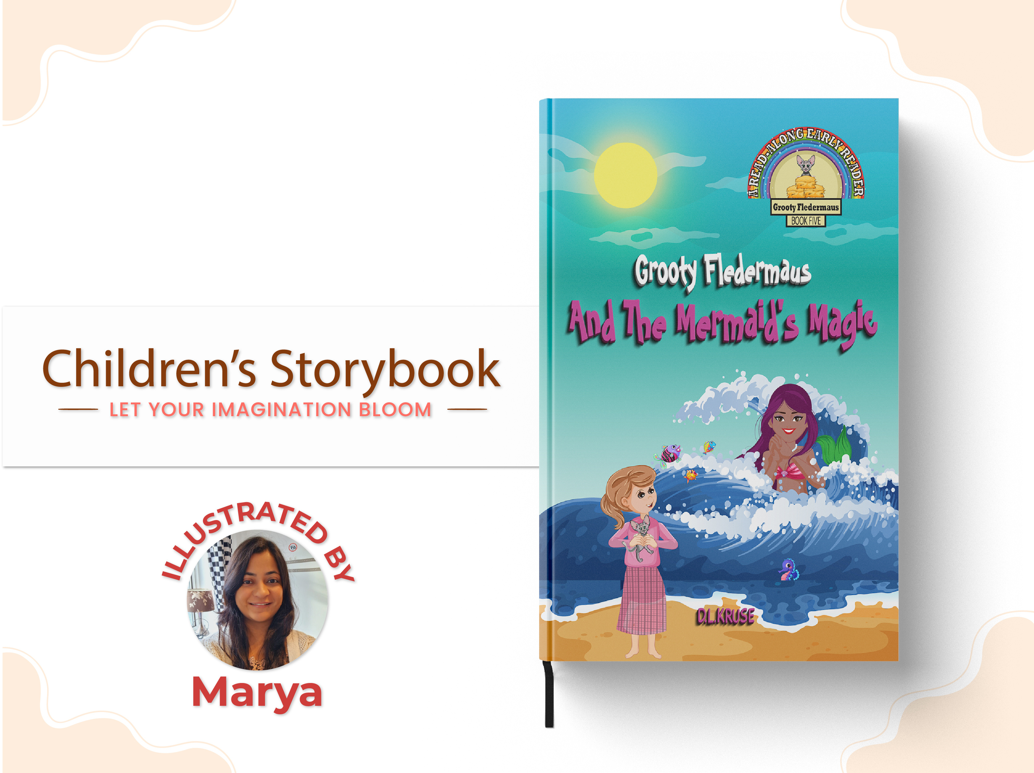 Grooty Fledermaus and the Mermaid's Magic (FULL COVER) bookcoverdesign bookillustration cartoonillustration characterillustration childfriendly childrensbook childrensbookart childrensillustration colorfulillustration cuteillustration digitalillustration graphic design illustration kidsart kidsbook kidsillustration picturebook playfulillustration storybookillustration whimsicalillustration