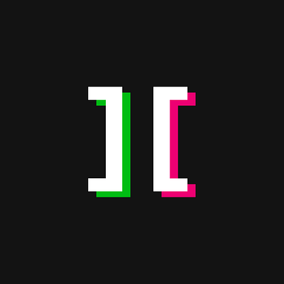 Logo for a web developer friend 80s app design logo ui ux