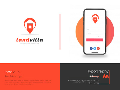 Landvilla | Real estate | Business | Company | logo | Design brandidentity branding branding design building logo company logo costume logo custom logo design design development logo fiverr design graphic design illustration logo logo presentation logodesign minimalist minimalist logo property logo real estate unique