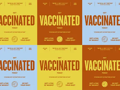 'Nuff Said colorful concept covid covid sucks design get vaccinated graphic design lettering poster poster design pro vaccine typography vaccinated