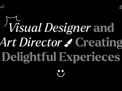 Animated menu bar aftereffect animation motion motion design portfolio web