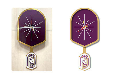 clock beauty branding clock