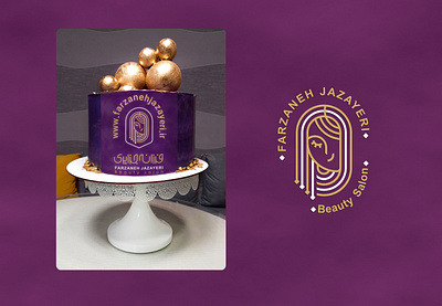 farzaneh jazayeri branding cake event graphic design logo logotype typography
