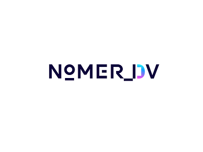 Nomer_DV brand branding d design dv font identity letter logo logotype monogram nomer number phone
