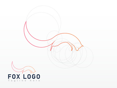 Golden Ratio (Fox Logo) Concept 3d animation branding design fox logo graphic design illustration logo logodesign modern modern logo design motion graphics simple tha fox ui vector