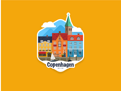 Copenhagen design graphic design illustration logo vector