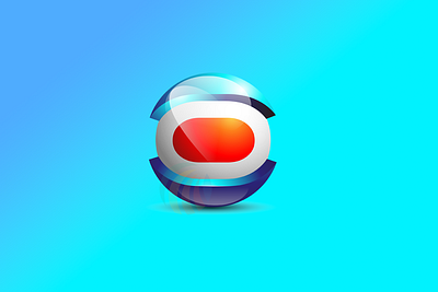 3D O letter logo design template animation branding design graphic design illustration logo motion graphics vector