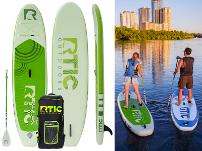 RTIC - PADDLEBOARDS branding graphic design rtic stand up paddle board sup sup paddle pack