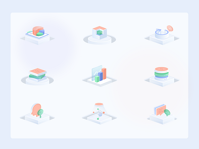 数据类多状态图示 design ui 设计