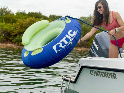 RTIC - RIVER TUBE branding float tube graphic design river tube rtic