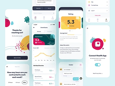 Healthtech Mobile App | iOS android app app app des app design interface interface design ios ios app mobile mobile app mobile interface mobile ui platform product product design ui ui design user interface ux uxui