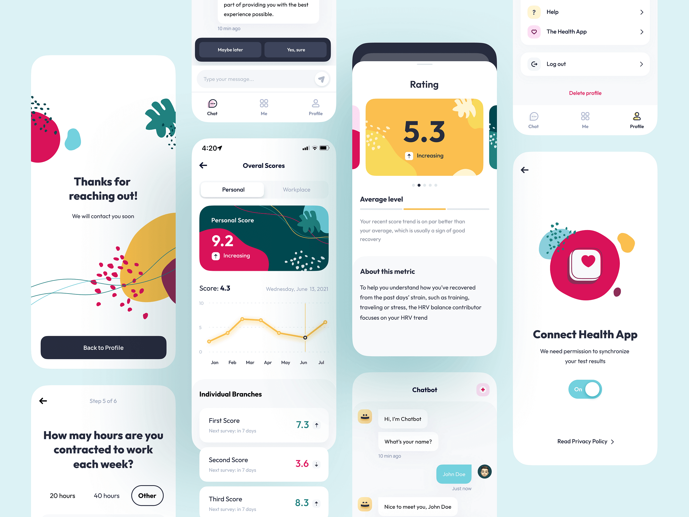 Healthtech Mobile App | iOS by Vlad on Dribbble