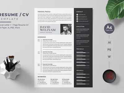Modern Resume-09 cv modern design professional design resume