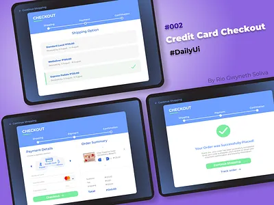 Daily UI #002 | Credit Card Checkout challenge check out clean color credit card cute dailyui design desktop illustration improve like part time popular purple simple ui violet web work