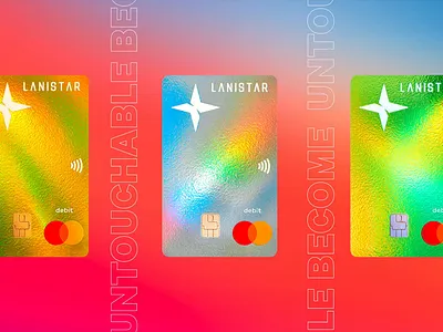 Lanistar Card animation bank branding card design credit card debit card design digital banking card finance financial fintech lanistar master card motion motion graphics payment prototype ui ux wallet
