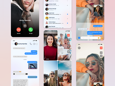 Chat App UI app design ui ux