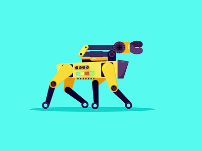 Robot Walk Cycle Animation animated gif animation animation 2d animation after effects character animation design graphic design motion design motion graphics motiongraphics robot walk walk cycle