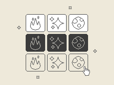 Drag & Drop Illustrations 👾 art choice choose design icons illustration kapustin pixel resources search set vector